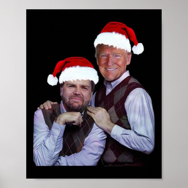 Trump Vance 2024 Brothers Santa Funny Trump Vance  Poster (Front)