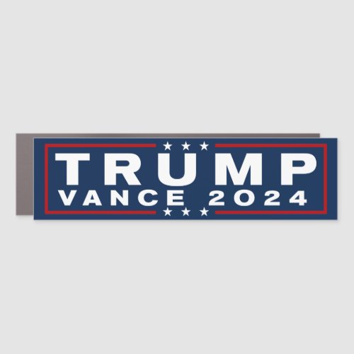 Trump Vance 2024 Bumper Car Magnet