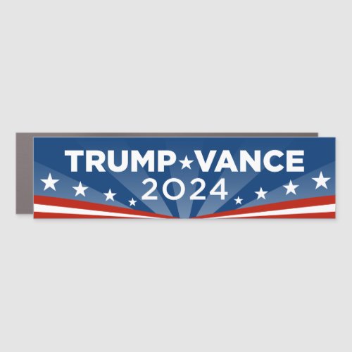 Trump Vance 2024 Bumper Car Magnet