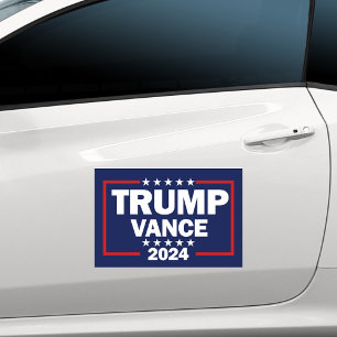 Trump Vance 2024 Bumper Car Magnet