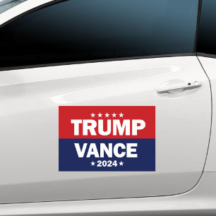 Trump Vance 2024 Bumper Car Magnet