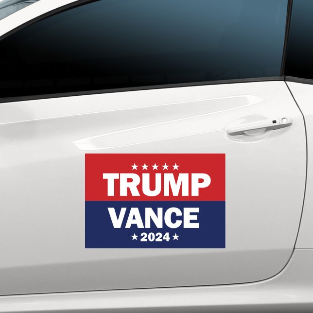 Trump Vance 2024 Bumper Car Magnet (Creator Uploaded)