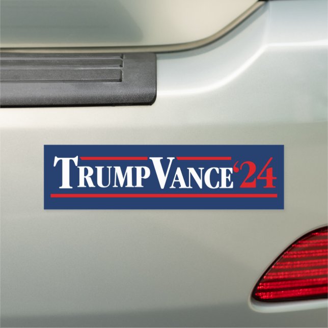 Trump Vance 2024 Bumper Car Magnet (In Situ)