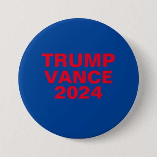 Trump Vance 2024 Button