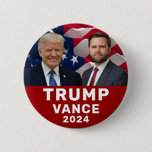 Trump Vance 2024  Button