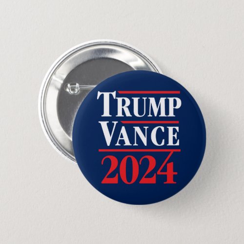 Trump Vance 2024 Button