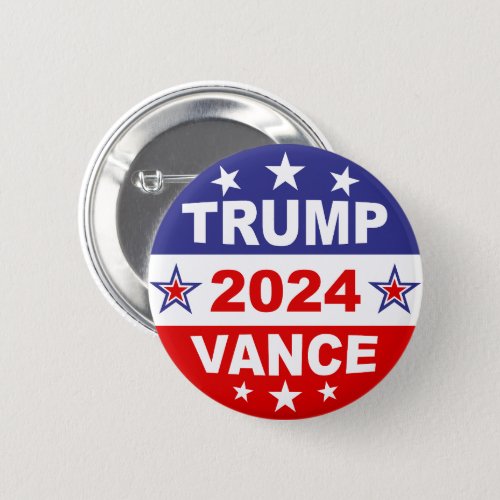 TRUMP VANCE 2024 BUTTON