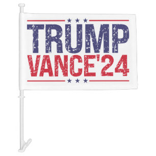 Trump Vance 2024 Car Flag