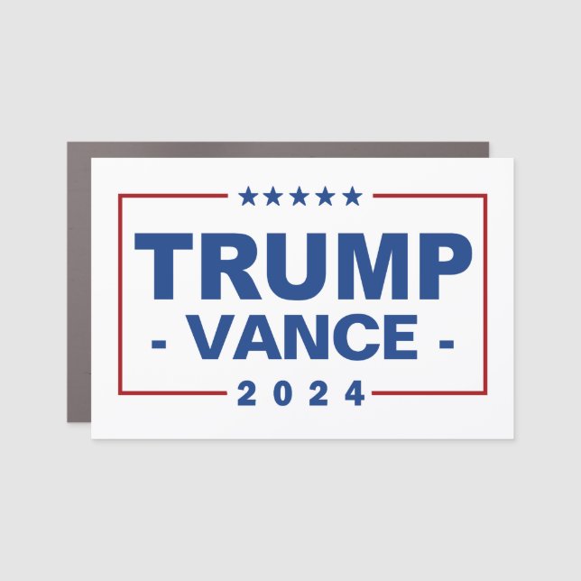 Trump Vance 2024 Car Magnet (Front)