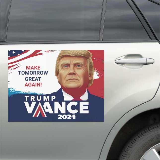Trump Vance 2024  Car Magnet (In Situ)