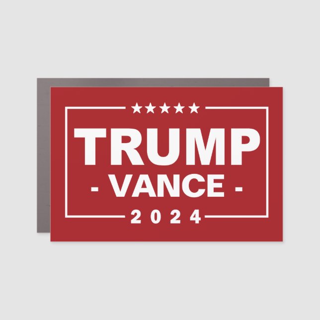 Trump Vance 2024 Car Magnet (Front)
