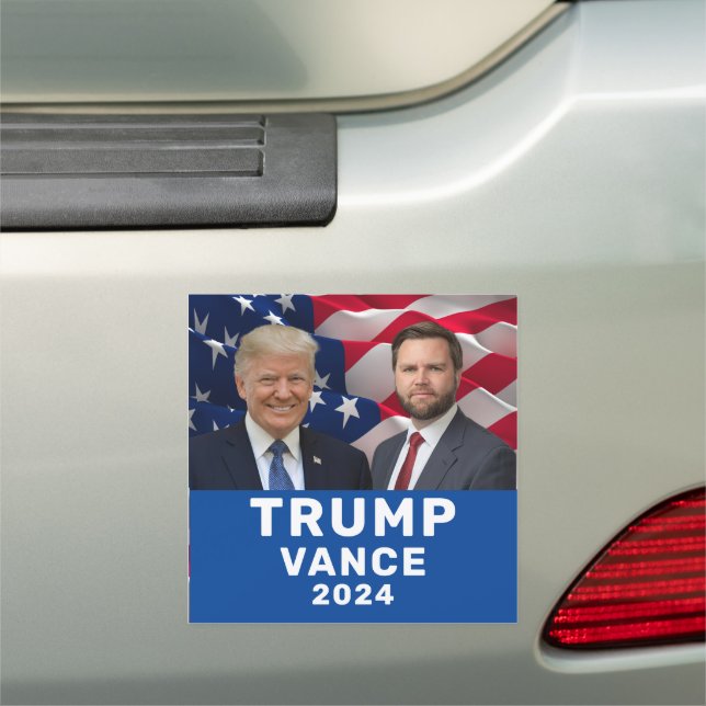 Trump Vance 2024  Car Magnet (In Situ)