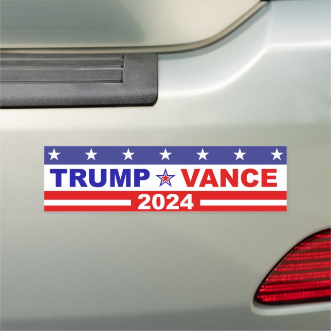 TRUMP VANCE 2024 CAR MAGNET (In Situ)