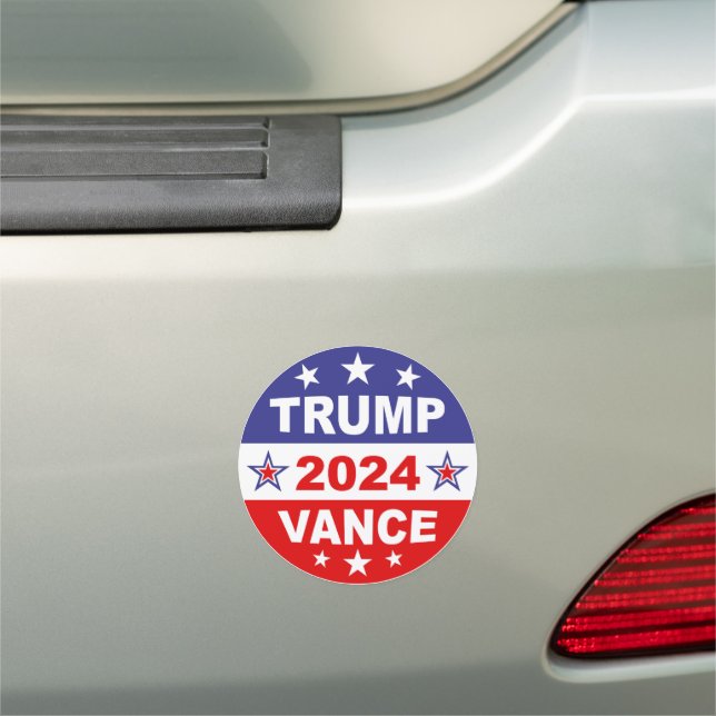 TRUMP VANCE 2024 CAR MAGNET (In Situ)