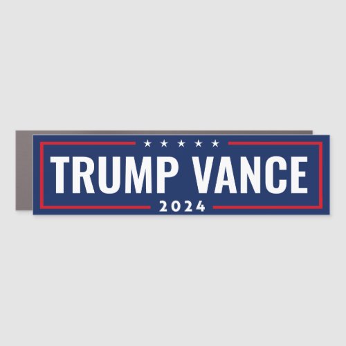 TRUMP VANCE 2024 CAR MAGNET