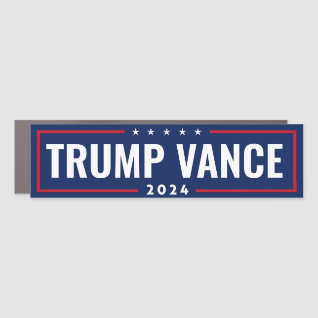 TRUMP VANCE 2024 CAR MAGNET (Front)