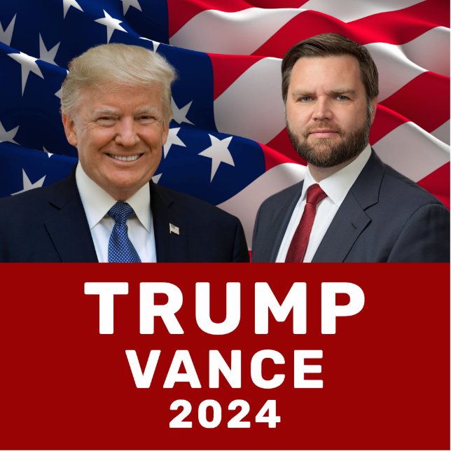 Trump Vance 2024  Cutout (Front)