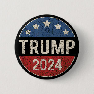 Trump Vance 2024 Election Button
