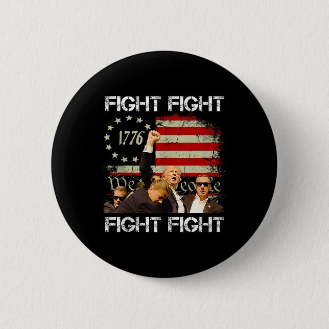Trump Vance 2024 Fight  Button (Front)