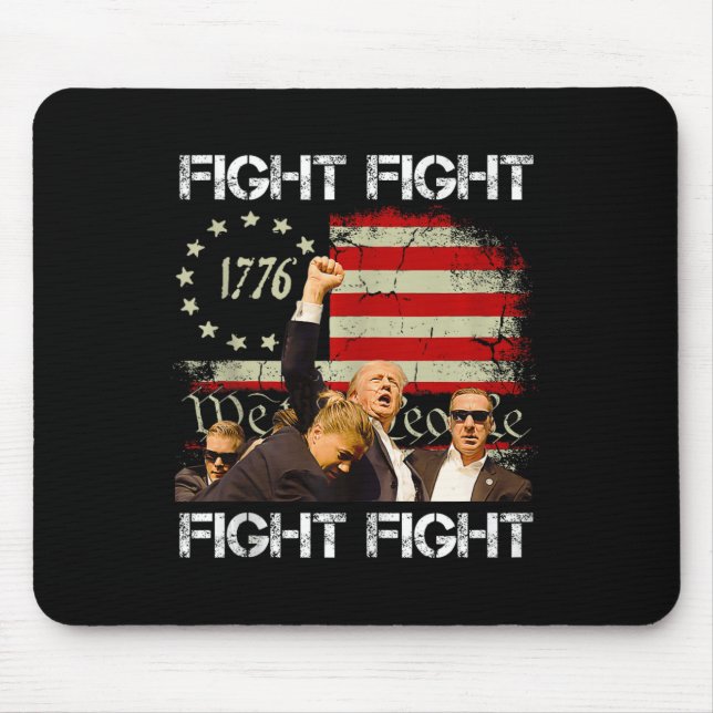 Trump Vance 2024 Fight  Mouse Pad (Front)