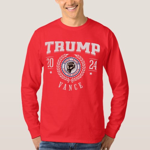 Trump Vance 2024 Fist Pump T_Shirt