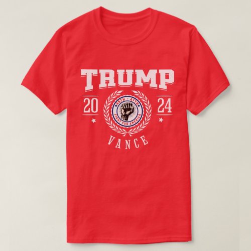 Trump Vance 2024 Fist Pump T_Shirt