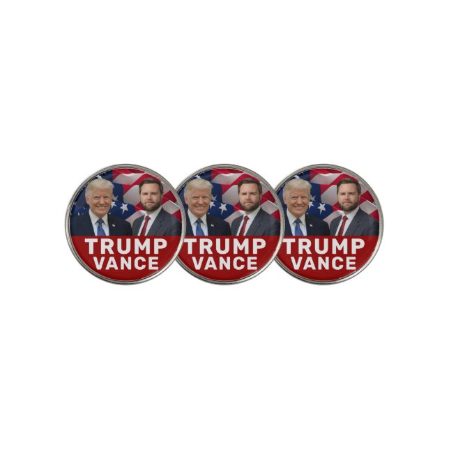 Trump Vance 2024  Golf Ball Marker (3 Up)