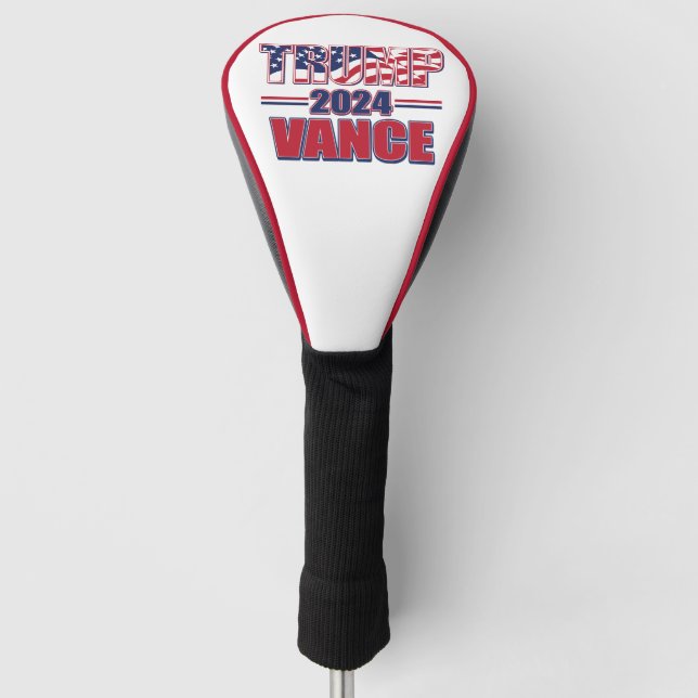 Trump Vance 2024 Golf Head Cover (Front)