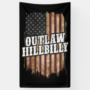 Trump Vance 2024 J.D. Vance Outlaw Hillbilly Banner