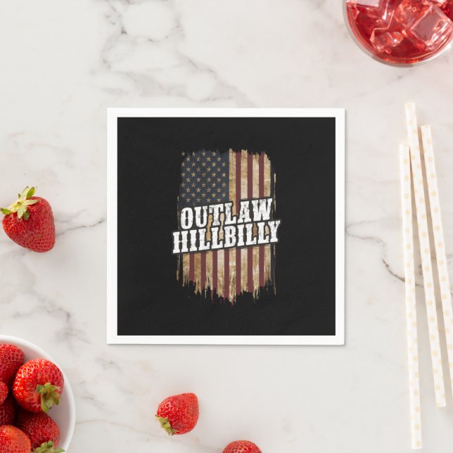 Trump Vance 2024 J.D. Vance Outlaw Hillbilly  Napkins (Insitu)
