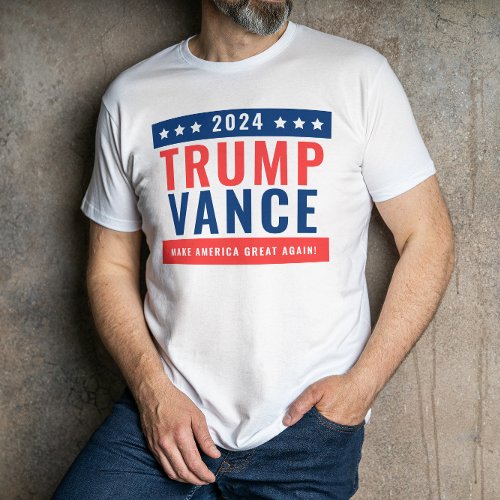 Trump Vance 2024 Make America Great Again Election T_Shirt