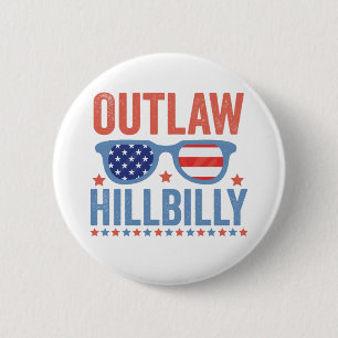 Trump Vance 2024 Outlaw Hillbilly Election   Button