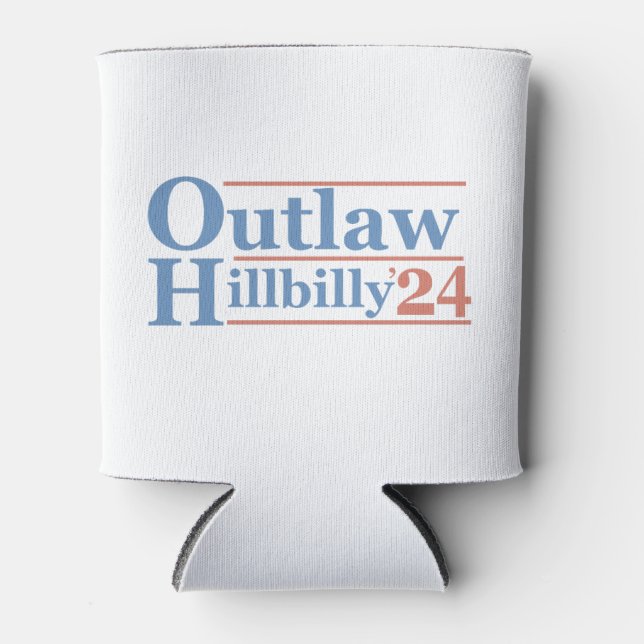 Trump Vance 2024 Outlaw Hillbilly Election   Can Cooler (Front)