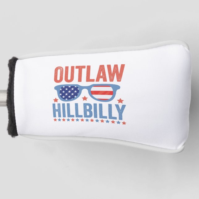 Trump Vance 2024 Outlaw Hillbilly Election   Golf Head Cover (Front)