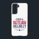 Trump Vance 2024 Outlaw Hillbilly US Flag Samsung Galaxy S21 Case<br><div class="desc">Trump Vance 2024 Outlaw Hillbilly US Flag</div>