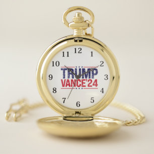 Trump Vance 2024 Pocket Watch