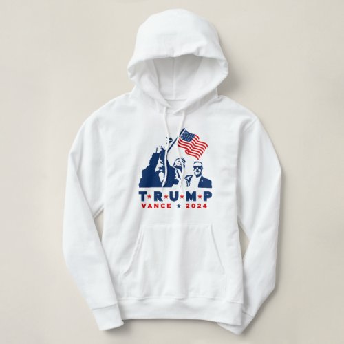 Trump Vance 2024 Post Shooting Triumphant Hoodie