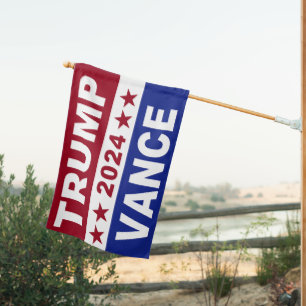 TRUMP VANCE 2024 RALLY BOAT HOUSE FLAG