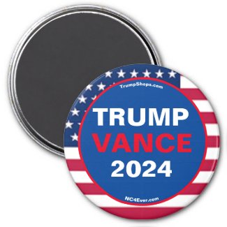 TRUMP VANCE 2024 Refrigerator Magnet