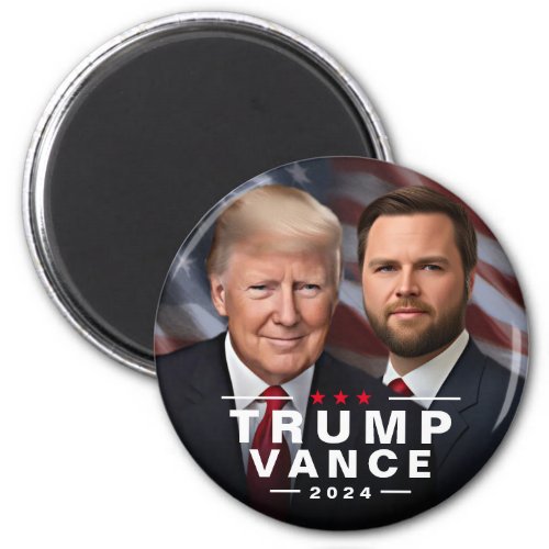 Trump Vance 2024 Republican President VP Magnet