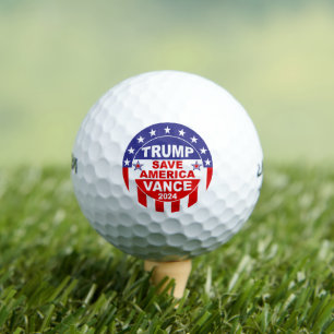 TRUMP VANCE 2024 SAVE AMERICA GOLF BALLS