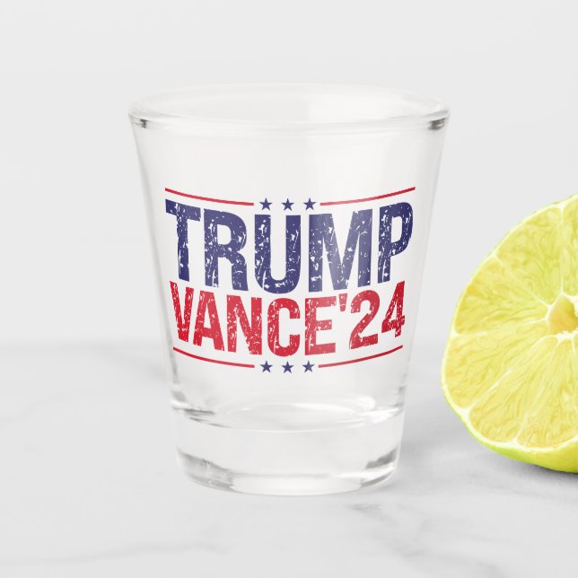 Trump Vance 2024  Shot Glass (Front)
