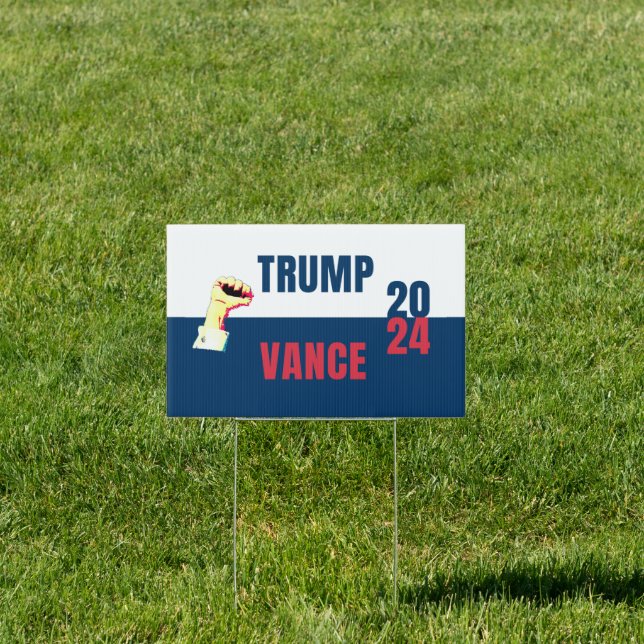 Trump Vance 2024 Sign (Insitu)