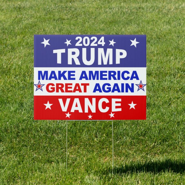 TRUMP VANCE 2024 SIGN (Insitu)