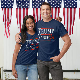 Trump Vance 2024 Vintage Retro Donald Trump 24 T-Shirt