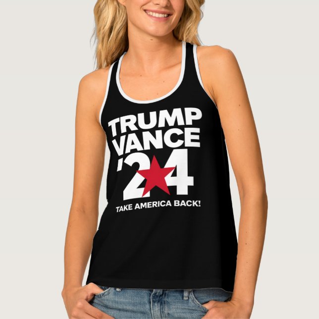 Trump Vance 2024 Vote Trump 2024 Election Tank Top (Front)