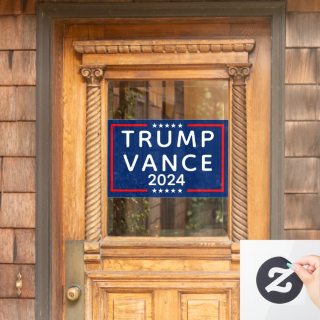Trump Vance 2024 Window Cling (Home Door)