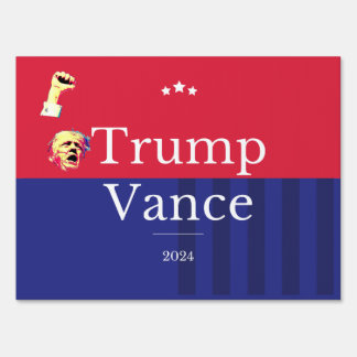 Trump Vance 2024 Yard Sign