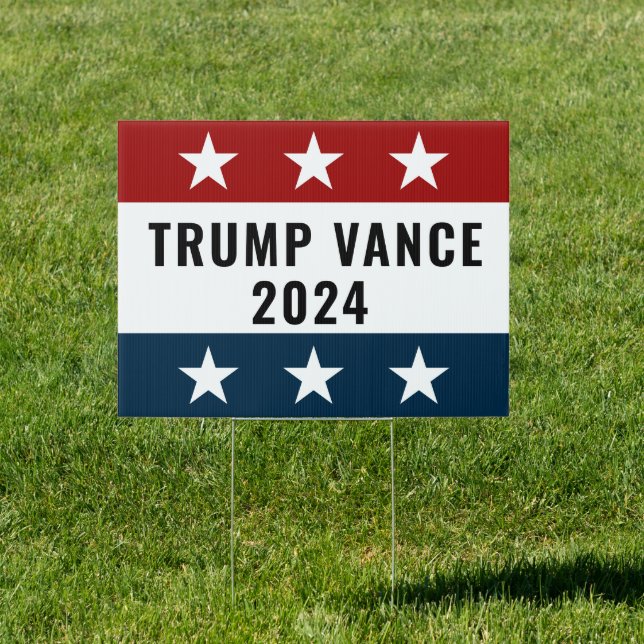 Trump Vance 202X Sign (Insitu)