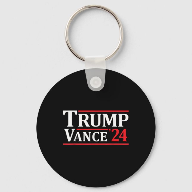Trump Vance 24 Trump 2024  Keychain (Front)